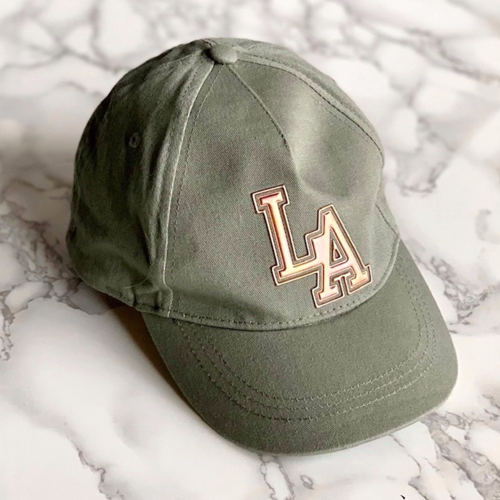 H&M Sage Green Kids LA Ballcap SIZE US 8-12Y